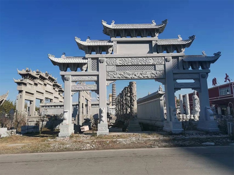 村口石牌坊美麗鄉(xiāng)村建設(shè)中一道靚麗的風(fēng)景